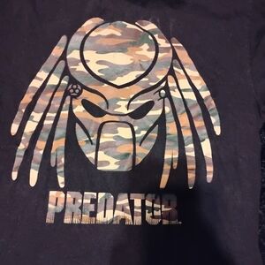 Predator Graphic Camo Tee - Black